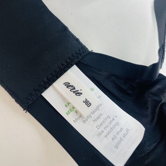 Aerie Smoothez Womens 36D Microfiber Full Coverage Underwire Bra in Black 2020 - Picture 8 of 9